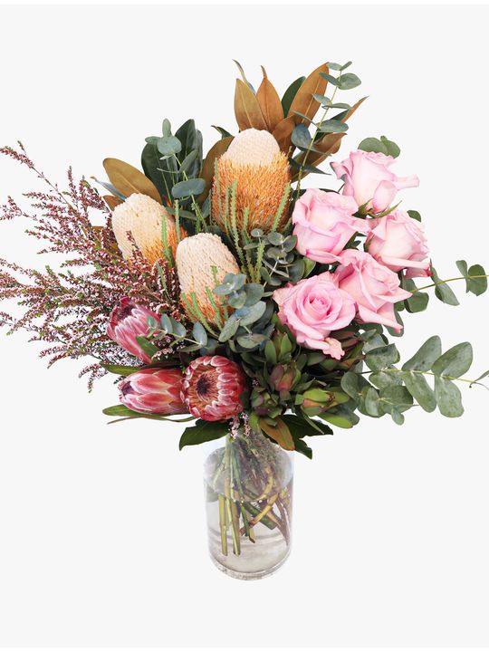 Sweet Natives in Vase Flowers