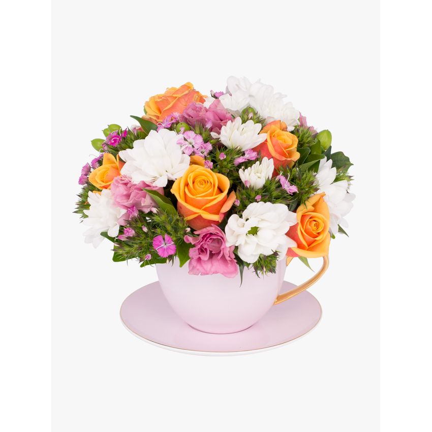 Sweet Pea Tea Cup