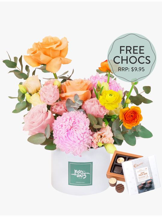 Sweet Sorbet with FREE Chocs Flowers