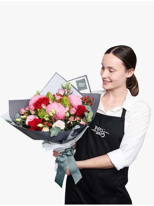 Pink Mixed Bouquet Flowers