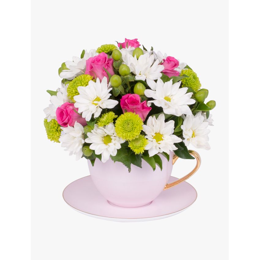 Pretty in Pink Tea Cup
