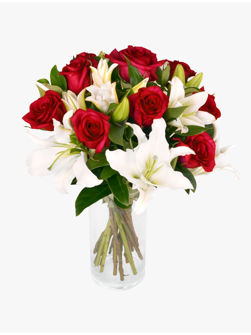 Rosy Bouquet in Vase