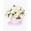 White Cottage Tea Cup Flowers