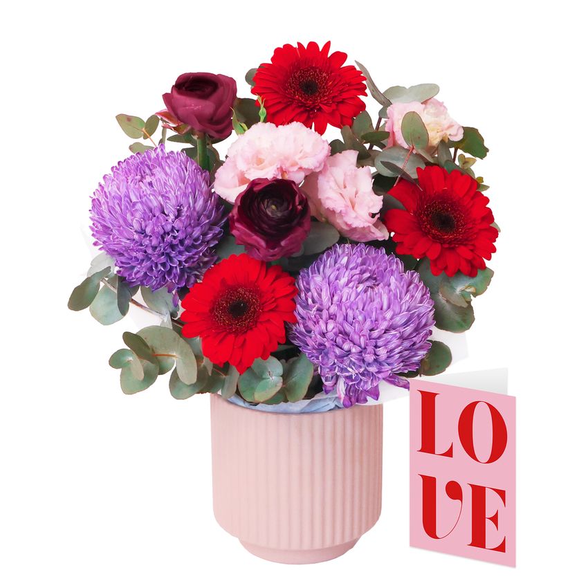 Twilight Posy with Love Card