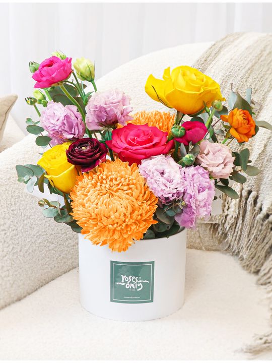 Vivid Pop Birthday Bundle Flowers