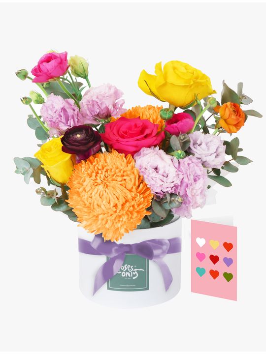 Vivid Pop Hearts Bundle Flowers