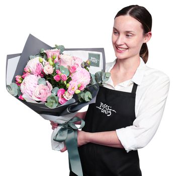 Soft Pink Mixed with FREE Chocs Flowers