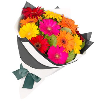 Gorgeous Gerberas Bouquet 12 Flowers