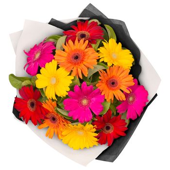 Gorgeous Gerberas Bouquet 12 Flowers