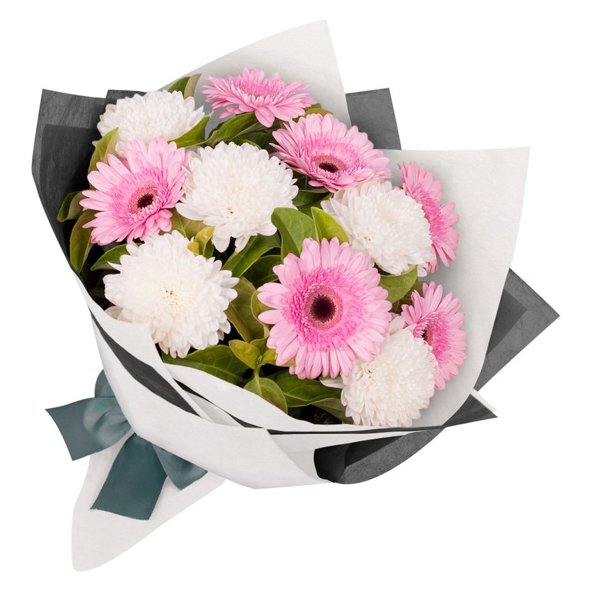 Stunning Gerbera and Disbud Bouquet