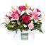 Pink Blush Hatbox - Premium Flowers