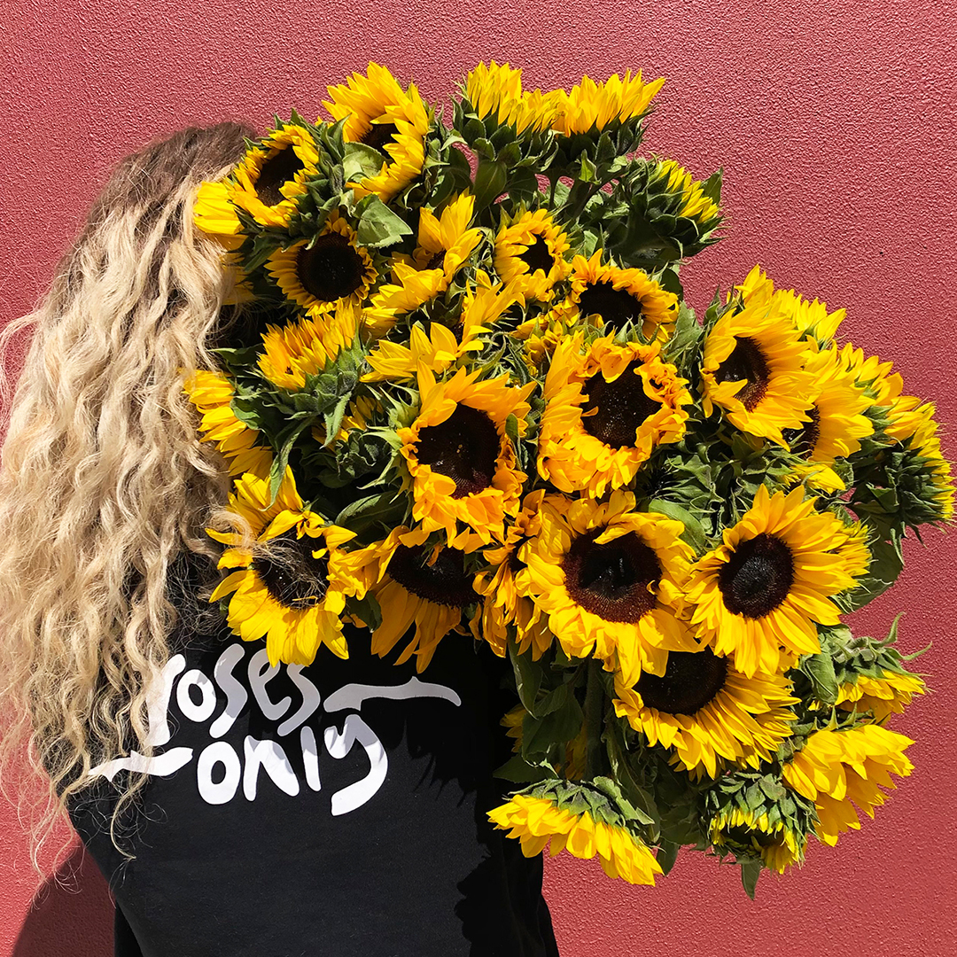 What flowers to send - sunflowers