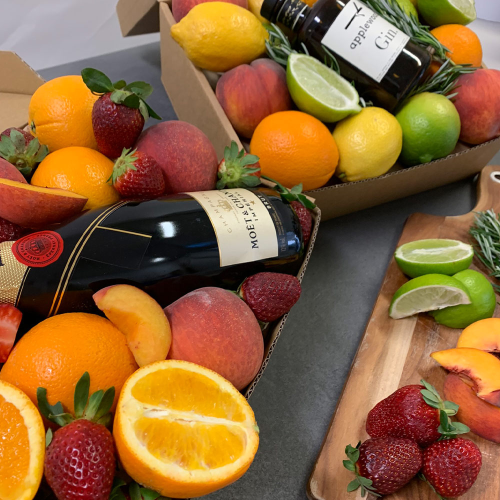 Cocktail-inspired fruit hampers from Fruit Only